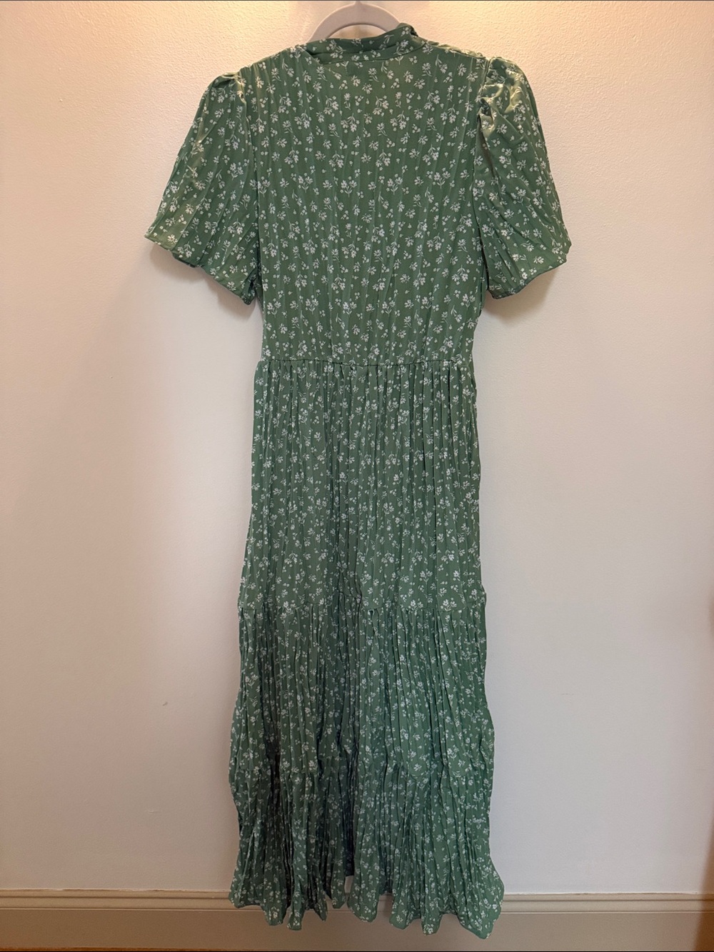 Polagram Sage Green Floral Maxi Dress - Picture 3 of 3